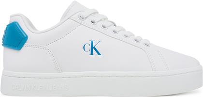ΑΘΛΗΤΙΚΑ CLASSIC CUPSOLE RU PATCH LTH WN YW0YW01845 ΛΕΥΚΟ CALVIN KLEIN JEANS