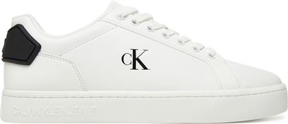 ΑΘΛΗΤΙΚΑ CLASSIC CUPSOLE RU PATCH LTH YM0YM01297 ΛΕΥΚΟ CALVIN KLEIN JEANS