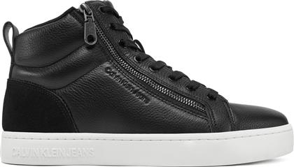 ΑΘΛΗΤΙΚΑ CLASSIC CUPSOLE ZIP MID IN YM0YM01156 ΜΑΥΡΟ CALVIN KLEIN JEANS