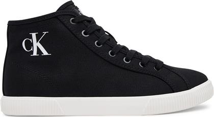 ΑΘΛΗΤΙΚΑ ESS VULC MID CV MG WN YW0YW01761 ΜΑΥΡΟ CALVIN KLEIN JEANS