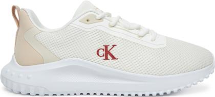 ΑΘΛΗΤΙΚΑ EVA RUNNER L-UP MIX MESH LOGO CK YW0YW01851 ΛΕΥΚΟ CALVIN KLEIN JEANS