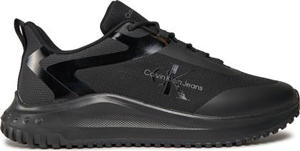 ΑΘΛΗΤΙΚΑ EVA RUNNER LOW LACE ML MIX YM0YM00968 ΜΑΥΡΟ CALVIN KLEIN JEANS