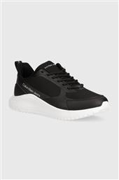 ΑΘΛΗΤΙΚΑ EVA RUNNER LOWLACEUP MIX IN MR ΧΡΩΜΑ: ΜΑΥΡΟ, YM0YM00906 CALVIN KLEIN JEANS