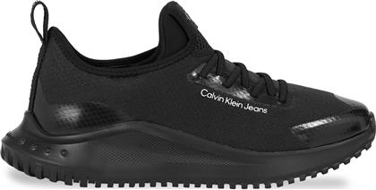 ΑΘΛΗΤΙΚΑ EVA RUNNER SOCK LACEUP YW0YW01135 ΜΑΥΡΟ CALVIN KLEIN JEANS