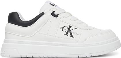 ΑΘΛΗΤΙΚΑ LOW CUT LACE-UP SNEAKER V3X9-82090-1355 M ΛΕΥΚΟ CALVIN KLEIN JEANS