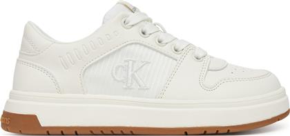 ΑΘΛΗΤΙΚΑ LOW CUT LACE-UP SNEAKER V3X9-82093-1697 M ΛΕΥΚΟ CALVIN KLEIN JEANS