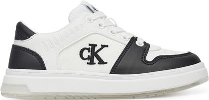 ΑΘΛΗΤΙΚΑ LOW CUT LACE-UP SNEAKER V3X9-82093-1697 M ΛΕΥΚΟ CALVIN KLEIN JEANS