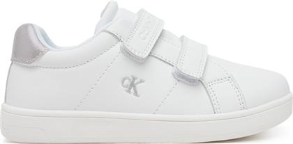 ΑΘΛΗΤΙΚΑ LOW CUT VELCRO SNEAKER V1A9-82007-1355 S ΛΕΥΚΟ CALVIN KLEIN JEANS