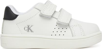 ΑΘΛΗΤΙΚΑ LOW CUT VELCRO SNEAKER V1X9-82074-1355 M ΛΕΥΚΟ CALVIN KLEIN JEANS