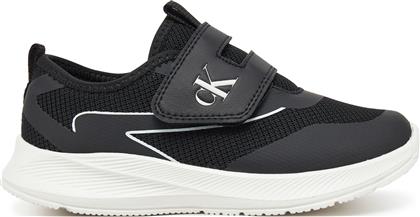 ΑΘΛΗΤΙΚΑ LOW CUT VELCRO SNEAKER V1X9-83001-1697 S ΜΑΥΡΟ CALVIN KLEIN JEANS