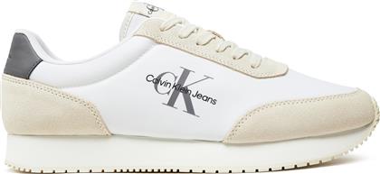 ΑΘΛΗΤΙΚΑ RETRO RUNNER SU-NY MONO YM0YM00804 ΛΕΥΚΟ CALVIN KLEIN JEANS