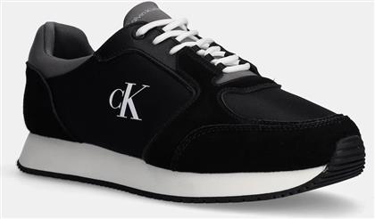 ΑΘΛΗΤΙΚΑ RETRO SOCK RUNNER MG WMM ΧΡΩΜΑ: ΜΑΥΡΟ, YM0YM01152 CALVIN KLEIN JEANS