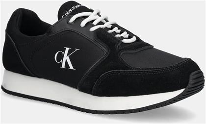ΑΘΛΗΤΙΚΑ RETRO SOCK RUNNER MG WMM ΧΡΩΜΑ: ΜΑΥΡΟ, YM0YM01152 CALVIN KLEIN JEANS