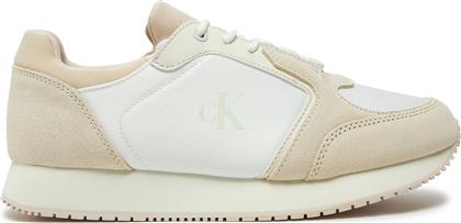 ΑΘΛΗΤΙΚΑ RUNNER LACEUP LOW MG MEDIA YW0YW01644 ΕΚΡΟΥ CALVIN KLEIN JEANS