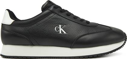 ΑΘΛΗΤΙΚΑ RUNNER LACEUP TC YM0YM01187 ΜΑΥΡΟ CALVIN KLEIN JEANS