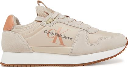 ΑΘΛΗΤΙΚΑ RUNNER SOCK LACEUP NY-LTH WN YW0YW00840 ΜΠΕΖ CALVIN KLEIN JEANS
