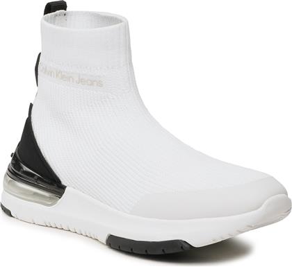 ΑΘΛΗΤΙΚΑ SPORTY RUNCOMFAIR HIGH/LOW FREQ YM0YM00631 ΛΕΥΚΟ CALVIN KLEIN JEANS