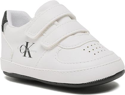 ΑΘΛΗΤΙΚΑ VELCRO SHOE V0B4-80540-1582X002 ΛΕΥΚΟ CALVIN KLEIN JEANS