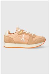 SNEAKERS YW0YW00840 RUNNER SOCK LACEUP NY-LTH W CALVIN KLEIN JEANS