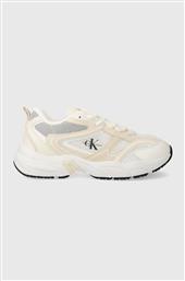 ΑΘΛΗΤΙΚΑ YW0YW00891 RETRO TENNIS SU-MESH W RETRO TENNIS SU-MESH WN ΧΡΩΜΑ: ΑΣΠΡΟ F30 YW0YW00891 CALVIN KLEIN JEANS