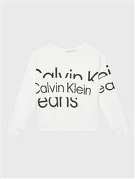 ΜΠΛΟΥΖΑ BLOWN UP LOGO IB0IB01629 ΛΕΥΚΟ REGULAR FIT CALVIN KLEIN JEANS