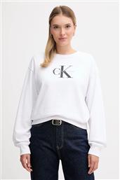ΜΠΛΟΥΖΑ ΧΡΩΜΑ: ΑΣΠΡΟ, LV047B234G CALVIN KLEIN JEANS