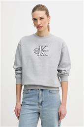 ΜΠΛΟΥΖΑ ΧΡΩΜΑ: ΓΚΡΙ, LV047E825G CALVIN KLEIN JEANS