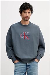 ΜΠΛΟΥΖΑ ΧΡΩΜΑ: ΓΚΡΙ, LV04RE200G CALVIN KLEIN JEANS