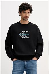 ΜΠΛΟΥΖΑ ΧΡΩΜΑ: ΜΑΥΡΟ, LV04RE200G CALVIN KLEIN JEANS