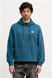 ΜΠΛΟΥΖΑ ΧΡΩΜΑ: ΜΑΥΡΟ, ΜΕ ΚΟΥΚΟΥΛΑ, LV04RC274G CALVIN KLEIN JEANS