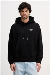 ΜΠΛΟΥΖΑ ΧΡΩΜΑ: ΜΑΥΡΟ, ΜΕ ΚΟΥΚΟΥΛΑ, LV14RE202G CALVIN KLEIN JEANS