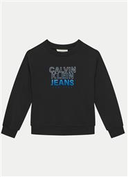 ΜΠΛΟΥΖΑ IB0IB02376 ΜΑΥΡΟ RELAXED FIT CALVIN KLEIN JEANS