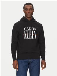 ΜΠΛΟΥΖΑ SERIF FONT GRAPHIC J30J327520 ΜΑΥΡΟ REGULAR FIT CALVIN KLEIN JEANS