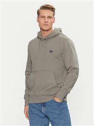 ΜΠΛΟΥΖΑ WOVEN LABEL HOODIE J30J327113 ΠΡΑΣΙΝΟ REGULAR FIT CALVIN KLEIN JEANS από το MODIVO