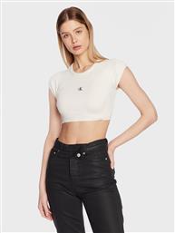 ΜΠΛΟΥΖΑΚΙ J20J220709 ΛΕΥΚΟ CROPPED FIT CALVIN KLEIN JEANS