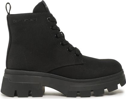 ΜΠΟΤΑΚΙΑ CHUNKY COMBAT LACEUP BOOT CO YW0YW01239 ΜΑΥΡΟ CALVIN KLEIN JEANS