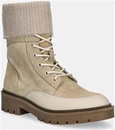 ΜΠΟΤΑΚΙΑ COMBAT MID LACE UP BOOT WL ΧΡΩΜΑ: ΜΠΕΖ, YW0YW01599 CALVIN KLEIN JEANS