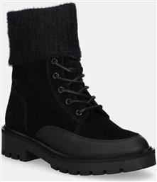 ΜΠΟΤΑΚΙΑ COMBAT MID LACE UP BOOT WL ΧΡΩΜΑ: ΜΑΥΡΟ, YW0YW01599 CALVIN KLEIN JEANS