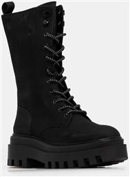 ΜΠΟΤΑΚΙΑ FLATFORM LACE UP BOOT MG NB ΧΡΩΜΑ: ΜΑΥΡΟ, YW0YW01683 CALVIN KLEIN JEANS