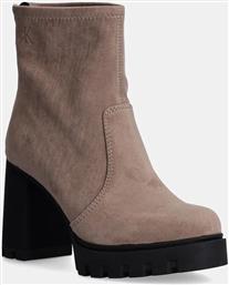 ΜΠΟΤΑΚΙΑ HEEL PLATFORM ZIP BOOT SS ΧΡΩΜΑ: ΚΑΦΕ, YW0YW01601 CALVIN KLEIN JEANS