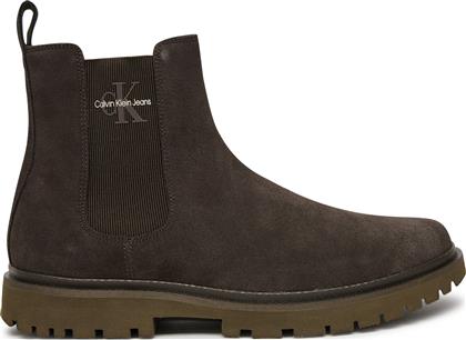 ΜΠΟΤΑΚΙΑ ΜΕ ΛΑΣΤΙΧΟ EVA BOOT MID CHELSEA ICONIC DR YM0YM01080 ΚΑΦΕ CALVIN KLEIN JEANS