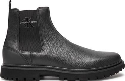 ΜΠΟΤΑΚΙΑ ΜΕ ΛΑΣΤΙΧΟ EVA MID CHELSEA BOOT LTH YM0YM00750 ΜΑΥΡΟ CALVIN KLEIN JEANS