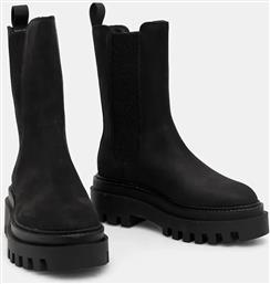 ΜΠΟΤΑΚΙΑ NUBUCK FLATFORM CHELSEA BOOT MG NB ΧΡΩΜΑ: ΜΑΥΡΟ, YW0YW01684 CALVIN KLEIN JEANS