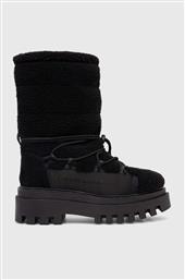 ΜΠΟΤΕΣ ΧΙΟΝΙΟΥ FLATFORM SNOW BOOT SHERPA WN ΧΡΩΜΑ: ΜΑΥΡΟ, YW0YW01195 CALVIN KLEIN JEANS