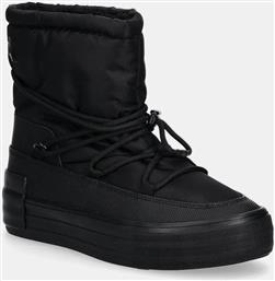 ΜΠΟΤΕΣ ΧΙΟΝΙΟΥ VULC FLATFORM SNOW BOOT WN ΧΡΩΜΑ: ΜΑΥΡΟ, YW0YW01591 CALVIN KLEIN JEANS