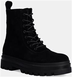 ΜΠΟΤΕΣ ΠΕΖΟΠΟΡΙΑΣ ΑΠΟ ΣΟΥΕΤ LUGGED LACE ZIP BOOT OXF HR SU ΧΡΩΜΑ: ΜΑΥΡΟ, YM0YM01068 CALVIN KLEIN JEANS