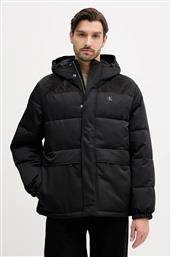 ΜΠΟΥΦΑΝ ΧΡΩΜΑ: ΜΑΥΡΟ, LV04RD532G CALVIN KLEIN JEANS