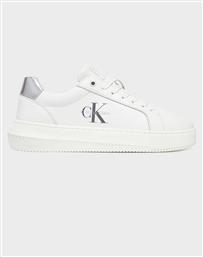 JEANS CHUNKY CUPSOLE LTH SILVER CALVIN KLEIN