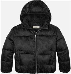 JEANS CK LOGO AOP PUFFER JACKET CALVIN KLEIN