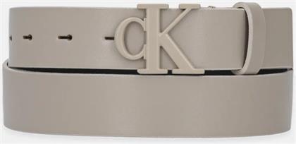 ΔΕΡΜΑΤΙΝΗ ΖΩΝΗ ΧΡΩΜΑ: ΜΠΕΖ, K60K613125 CALVIN KLEIN JEANS